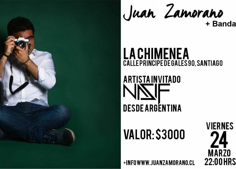 Juan Zamorano + Banda en La Chimenea
