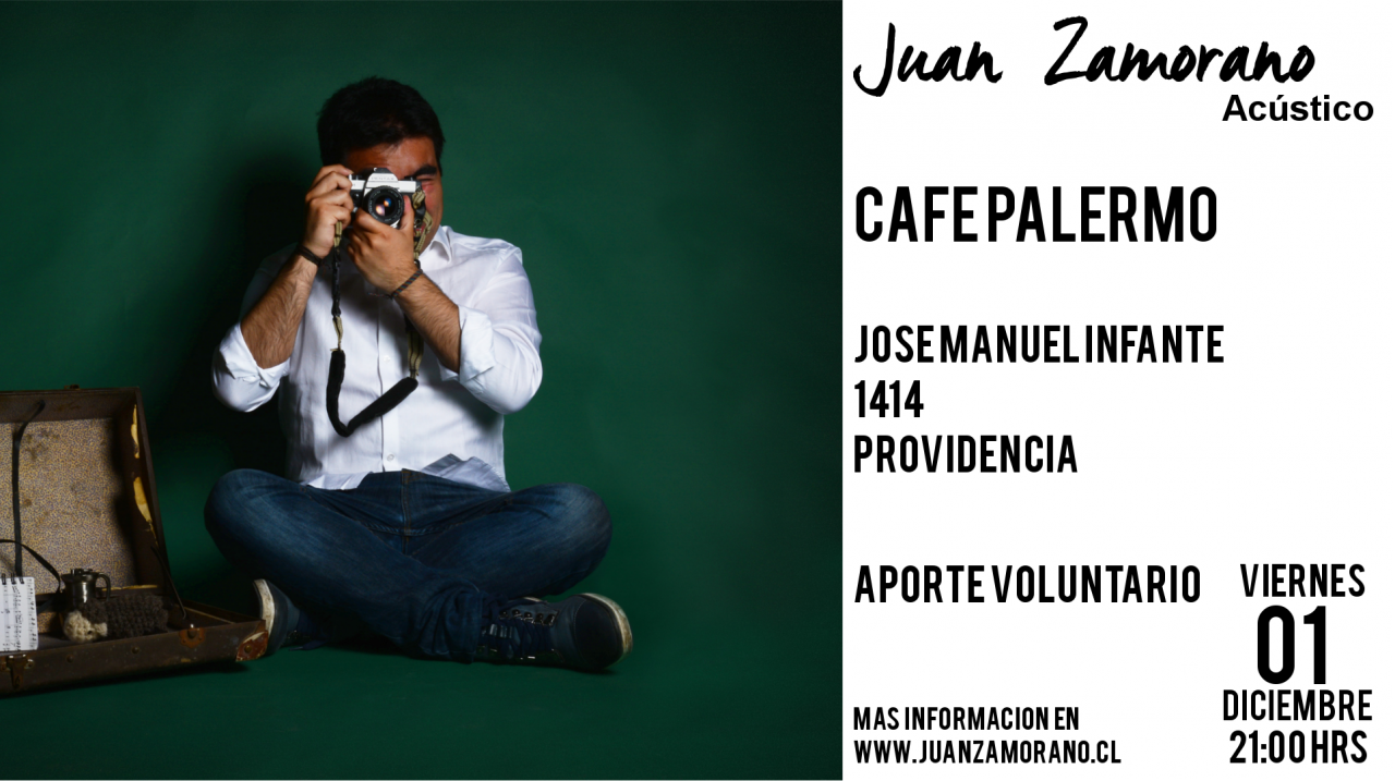 Juan Zamorano cafe palermo acustico diciembre